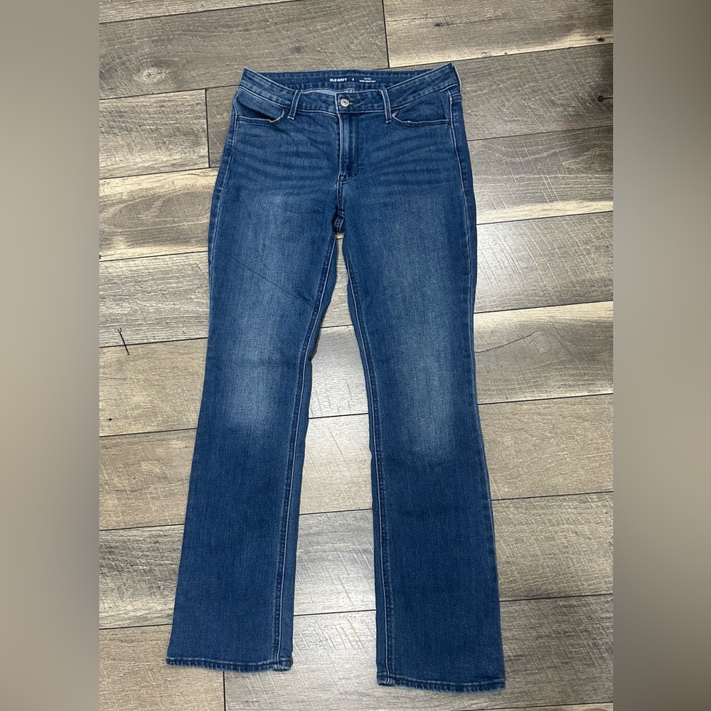 Old Navy Women's Boot Cut Jeans in Deep Blue